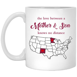 Minnesota New Mexico The Love Between Mother And Son Mug - Mug Teezalo