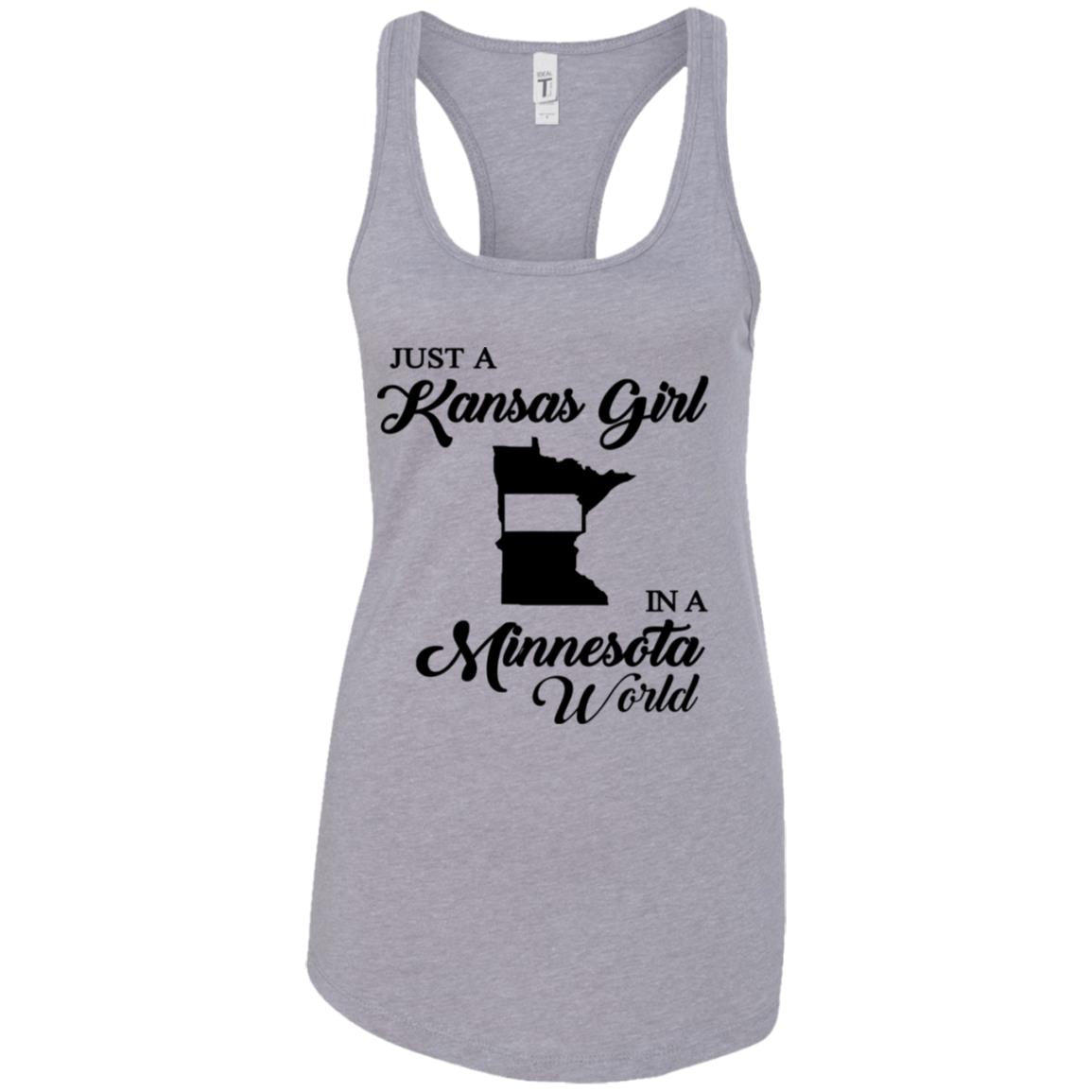 Just A Kansas Girl In A Minesota World T- Shirt - T-shirt Teezalo