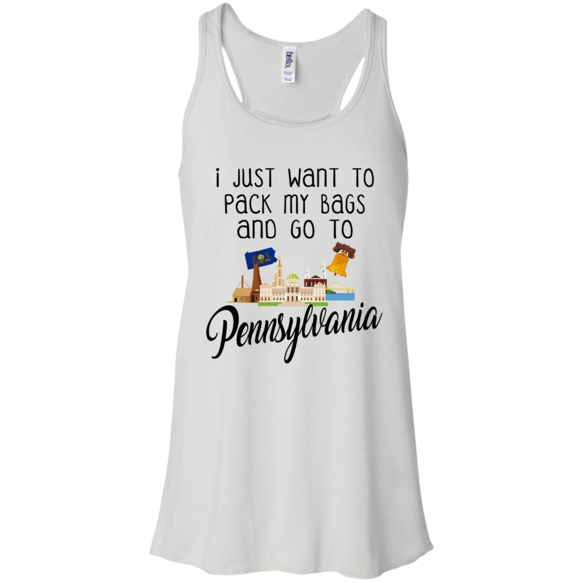 I Just Want To Pack My Bags And Go To Pennsylvania Hoodie - Hoodie Teezalo