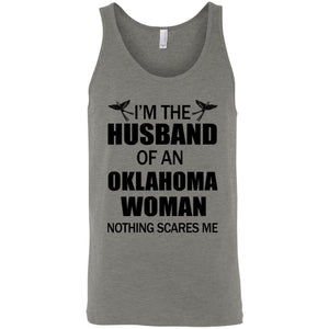 I'm The Husband Of An Oklahoma Woman T Shirt - T-shirt Teezalo