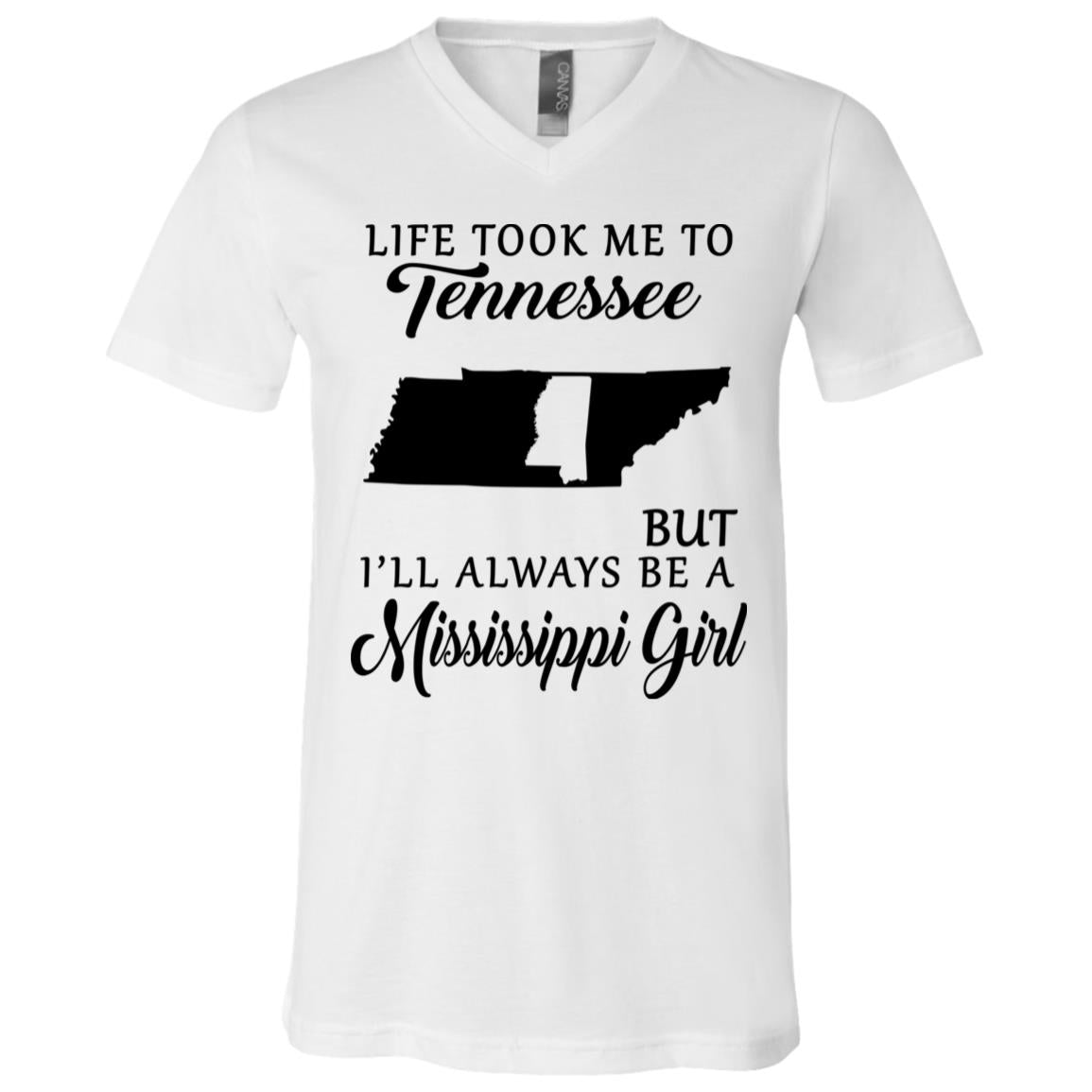 Mississippi Girl Life Took Me To Tennessee T-Shirt - T-shirt Teezalo