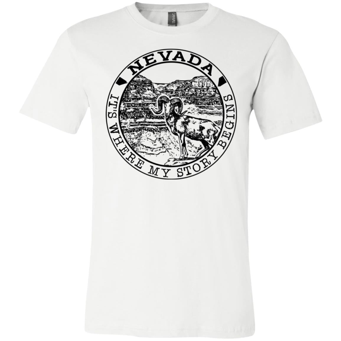 Nevada It's Where My Story Begins Hoodie - Hoodie Teezalo