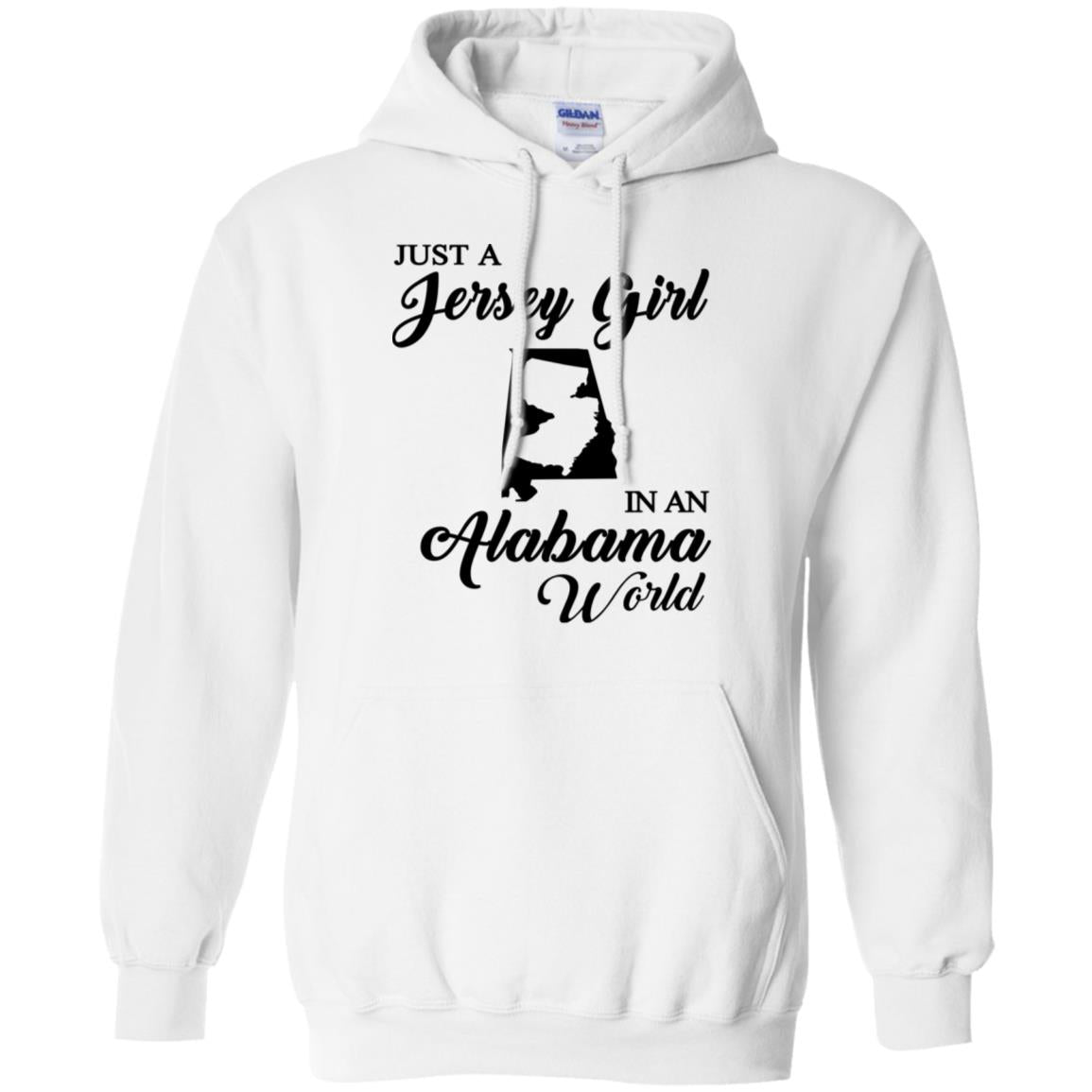 Just A Jersey Girl In An Alabama World T-Shirt - T-shirt Teezalo