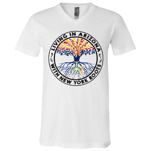 Living In Arizona With New York Roots T-Shirt - T-shirt Teezalo