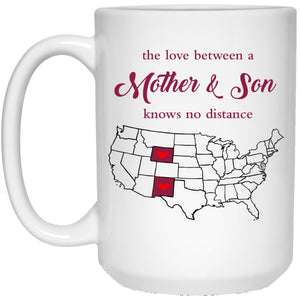 Wyoming New Mexico The Love Between Mother And Son Mug - Mug Teezalo