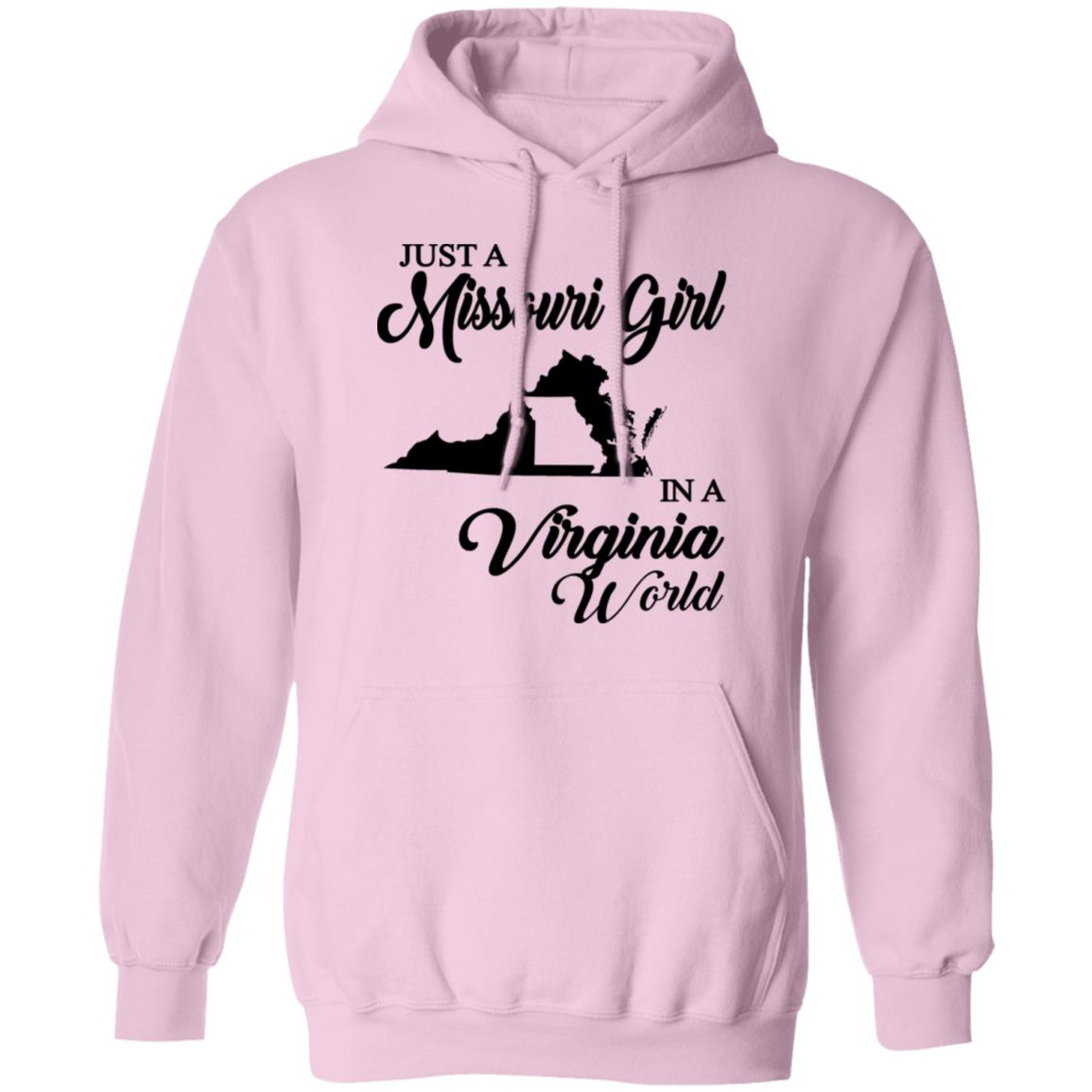 Just A Missouri Girl In A Virginia World T-Shirt - T-shirt Teezalo