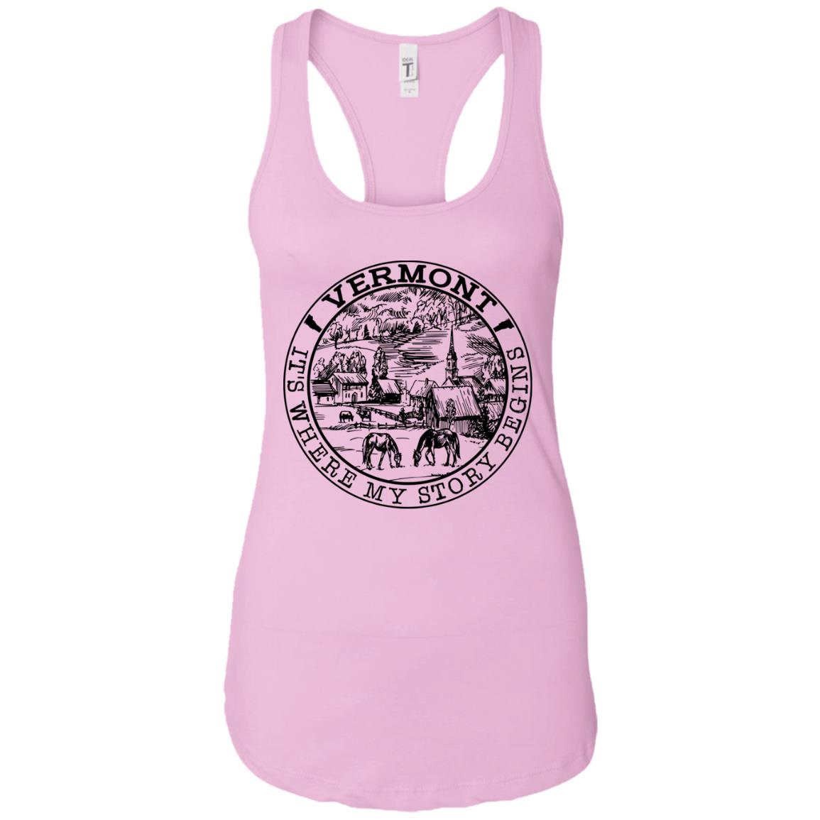 Vermont It's Where My Story Begins T-Shirt - T-shirt Teezalo