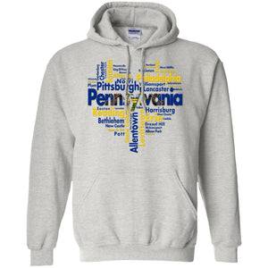 Pennsylvania City Heart T-Shirt - T-shirt Teezalo