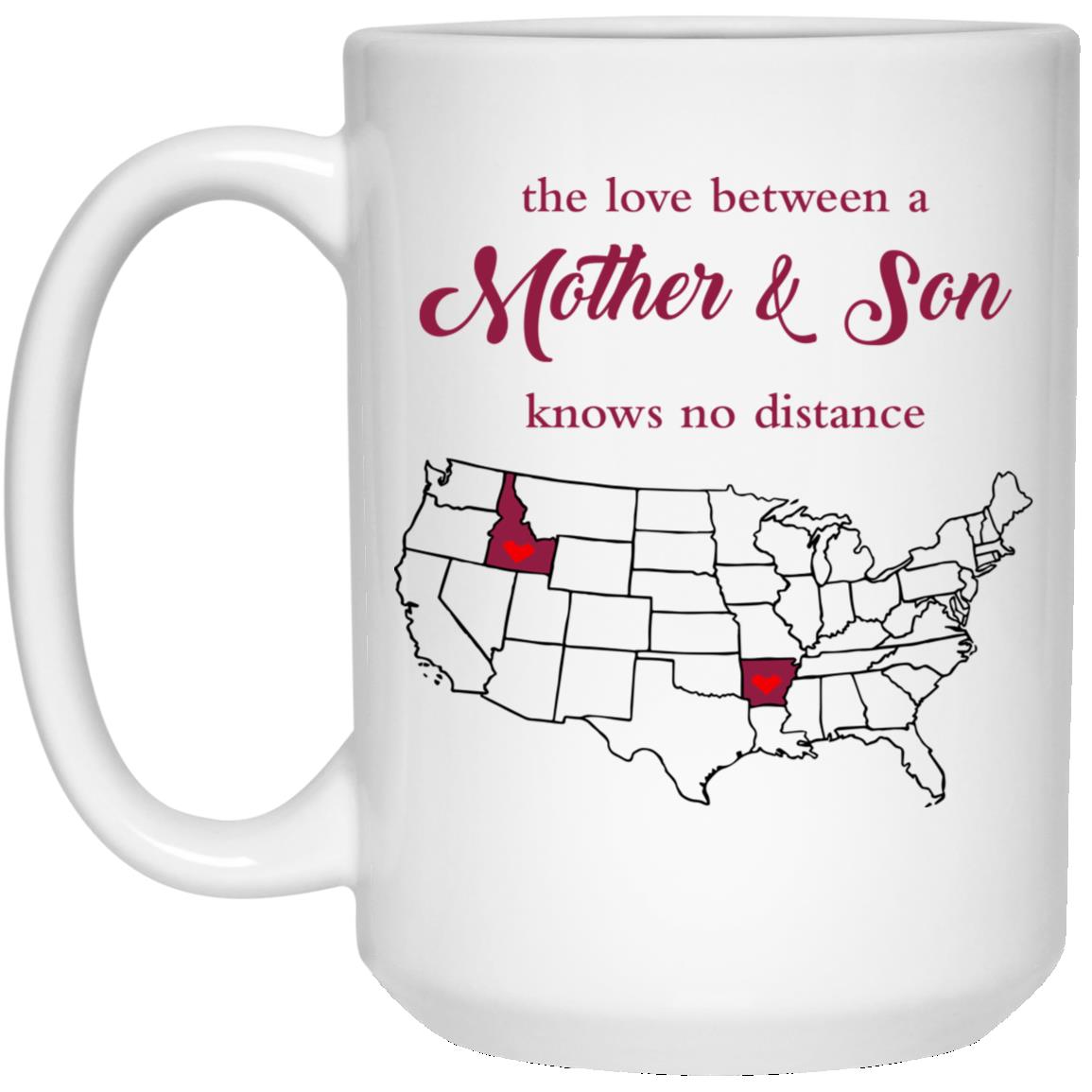 Arkansas Idaho The Love Between Mother And Son Mug - Mug Teezalo