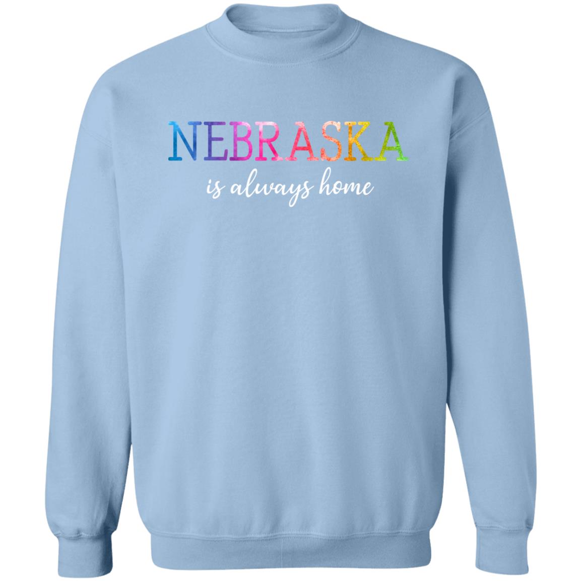 Nebraska Is Always Home T-Shirt - T-shirt Teezalo