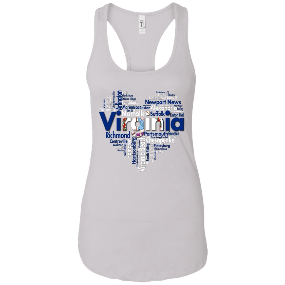 Virginia City Heart T-Shirt - T-shirt Teezalo