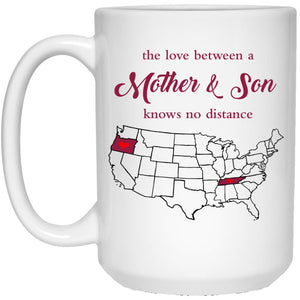 Tennessee Oregon The Love Between Mother And Son Mug - Mug Teezalo