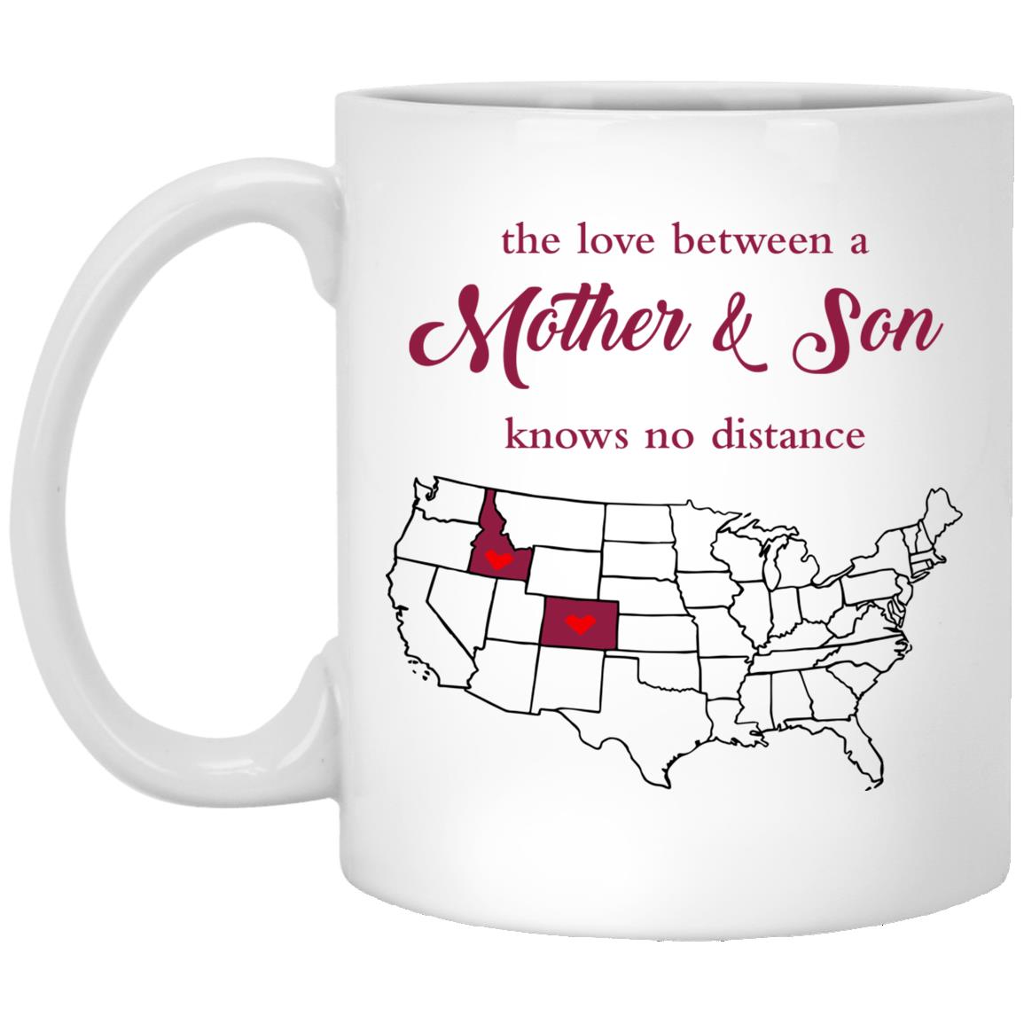 Colorado Idaho The Love Between Mother And Son Mug - Mug Teezalo