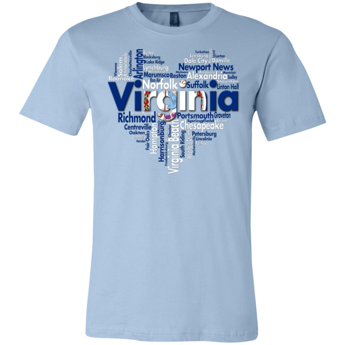 Virginia City Heart T-Shirt - T-shirt Teezalo