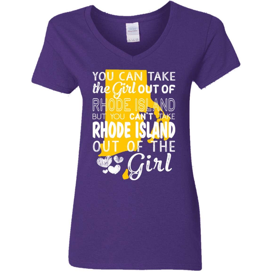 You Can't Take Rhode Island Out Of The Girl T-shirt - T-shirt Teezalo