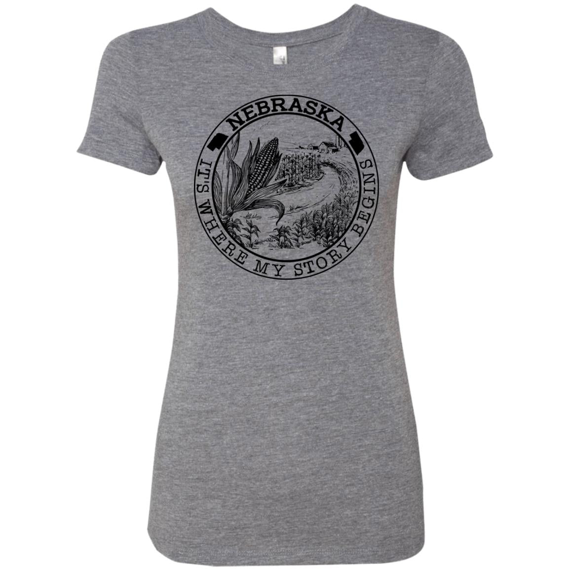 Nebraska Where My Story Begins Hoodie - Hoodie Teezalo