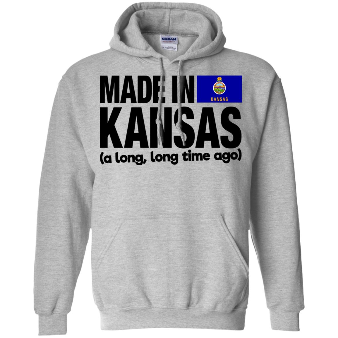Made In Kansas A Long Long Time Ago T-Shirt - T-shirt Teezalo