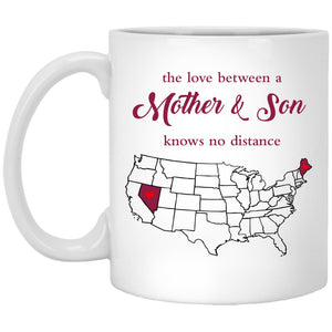 Maine Nevada The Love Between Mother And Son Mug - Mug Teezalo