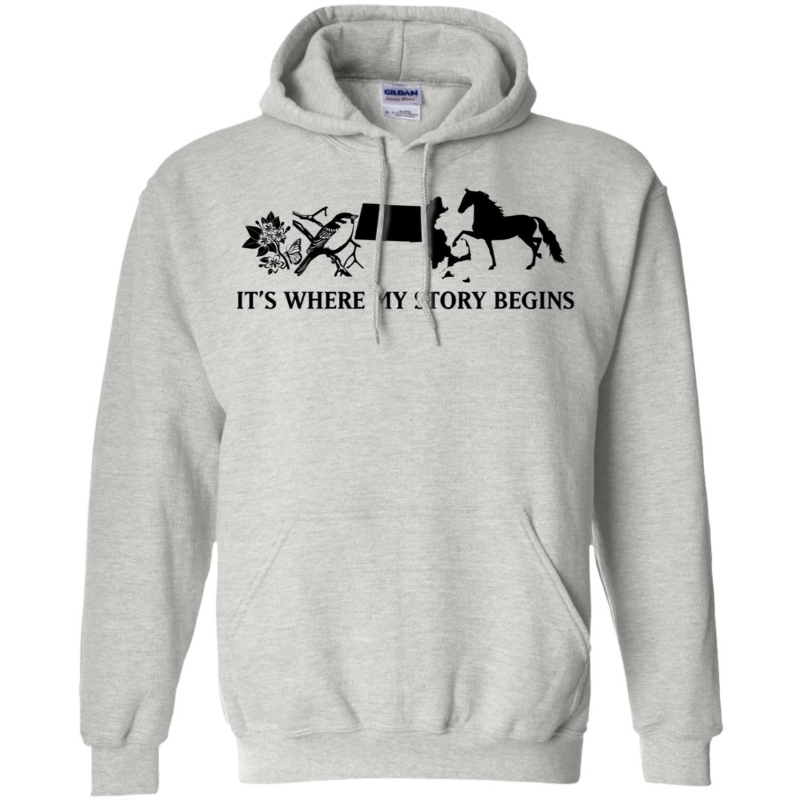 Massachusetts Where My Story Begins Hoodie - Hoodie Teezalo