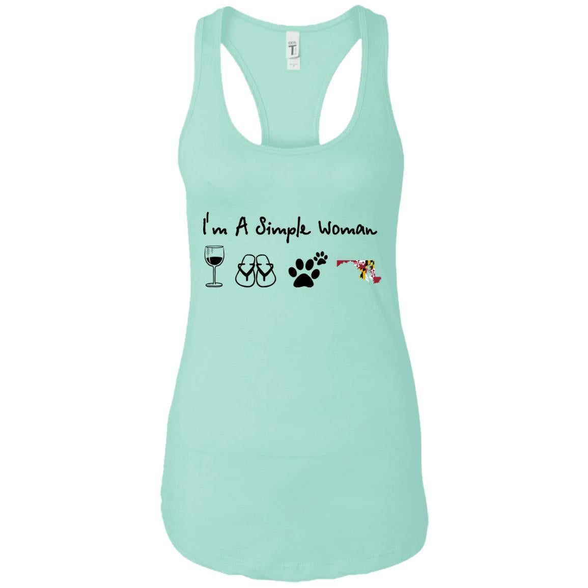 I Am A Simple Maryland Girl Hoodie - Hoodie Teezalo