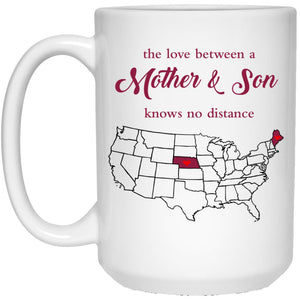 Maine Nebraska The Love Between Mother And Son Mug - Mug Teezalo