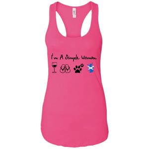 Scotland I'm Just A Simple Woman T-Shirt - Hoodie Teezalo