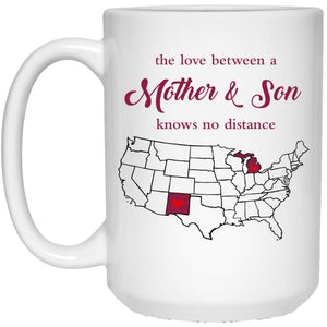 Michigan New Mexico The Love Between Mother And Son Mug - Mug Teezalo