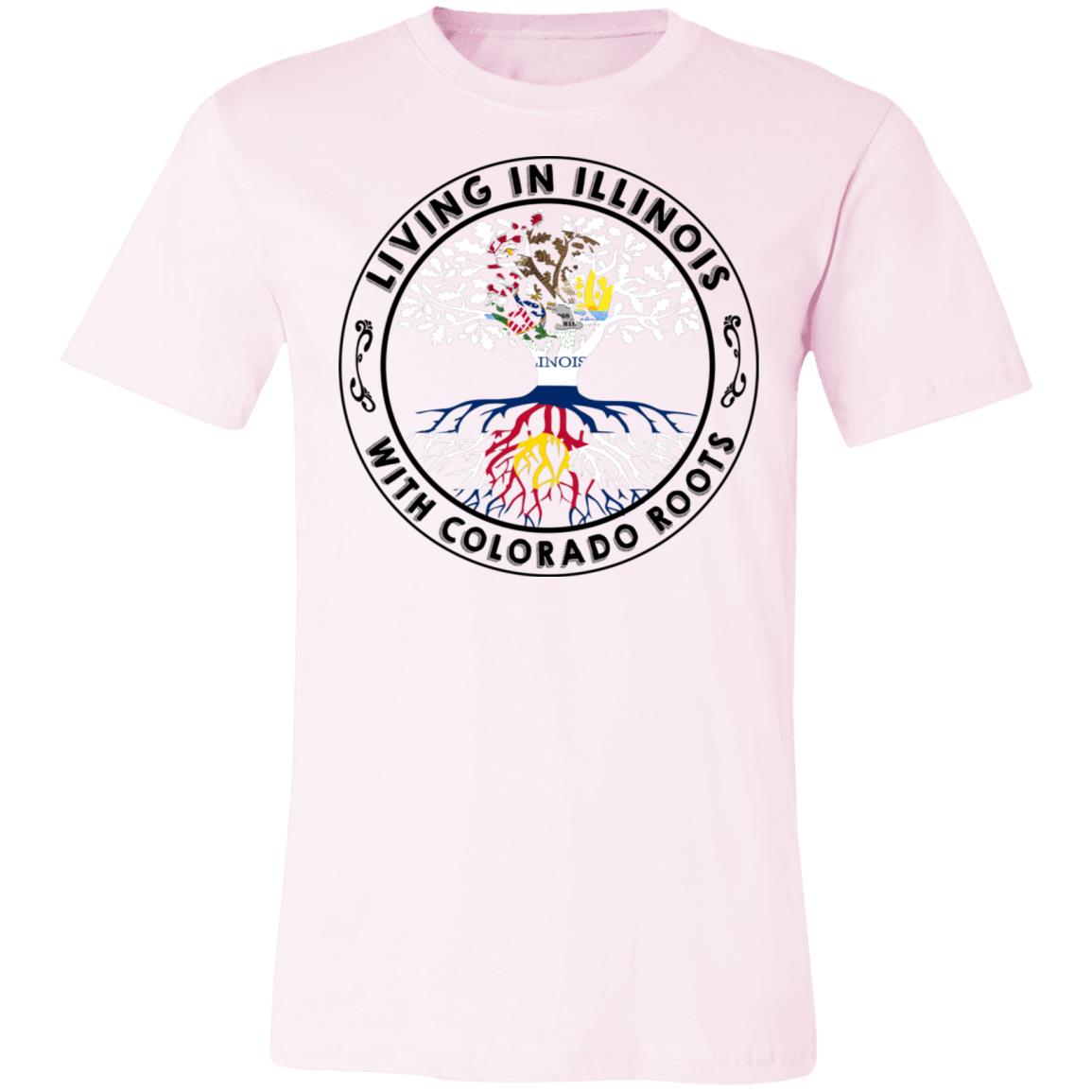 Living In Illinois With Colorado Roots Hoodie - Hoodie Teezalo