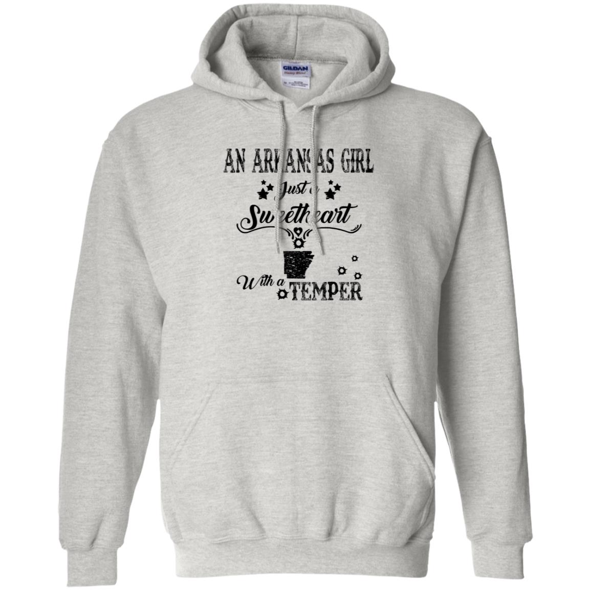 An Arkansas Girl Just A Sweetheart With A Temper T-Shirt - T-shirt Teezalo