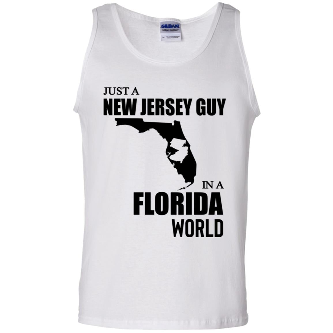 Just A New Jersey Guy In A Florida World T-Shirt - T-shirt Teezalo