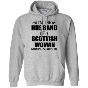 I'm The Husband Of A Scottish Woman T-Shirt - T-shirt Teezalo