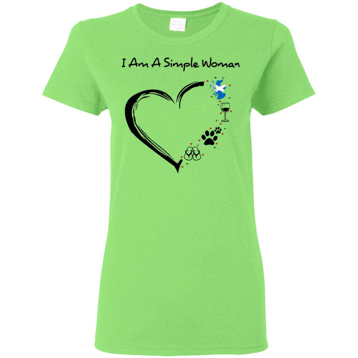 Scotland I Am A Simple Woman Hoodie - Hoodie Teezalo