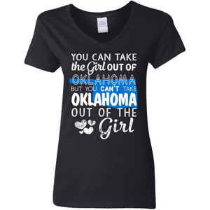 You Can't Take Oklahoma Out Of The Girl Hoodie - Hoodie Teezalo