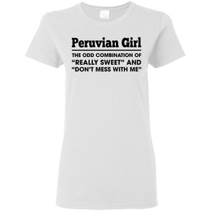 Peruvian Girl The Odd Combination T-Shirt - T-shirt Teezalo