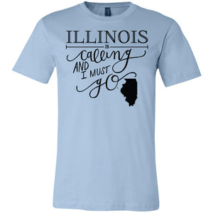 Illinois Is Calling And I Must Go Hoodie - Hoodie Teezalo