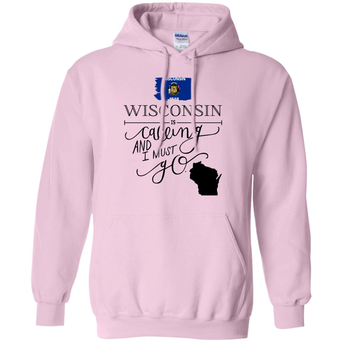 Wisconsin Is Calling And I Must Go Funny T-Shirt - T-shirt Teezalo