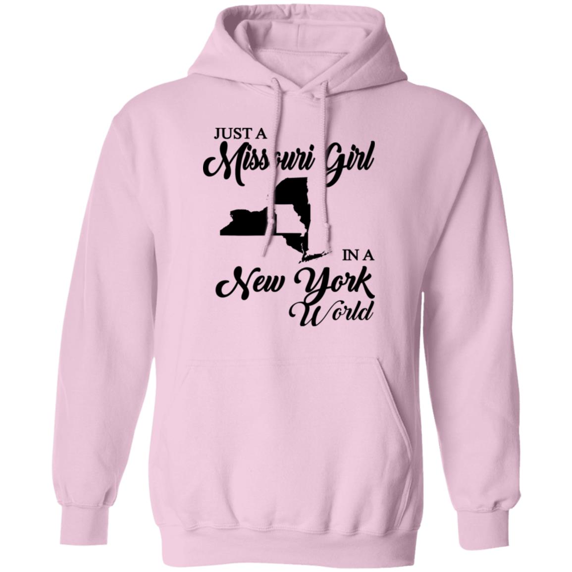 Just A Missouri Girl In A New York World T-Shirt - T-shirt Teezalo