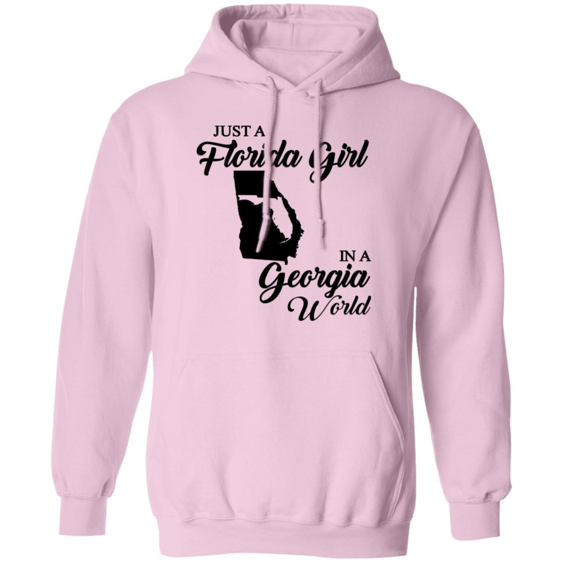 Just A Florida Girl In A Georgia World T-Shirt - T-Shirt Teezalo