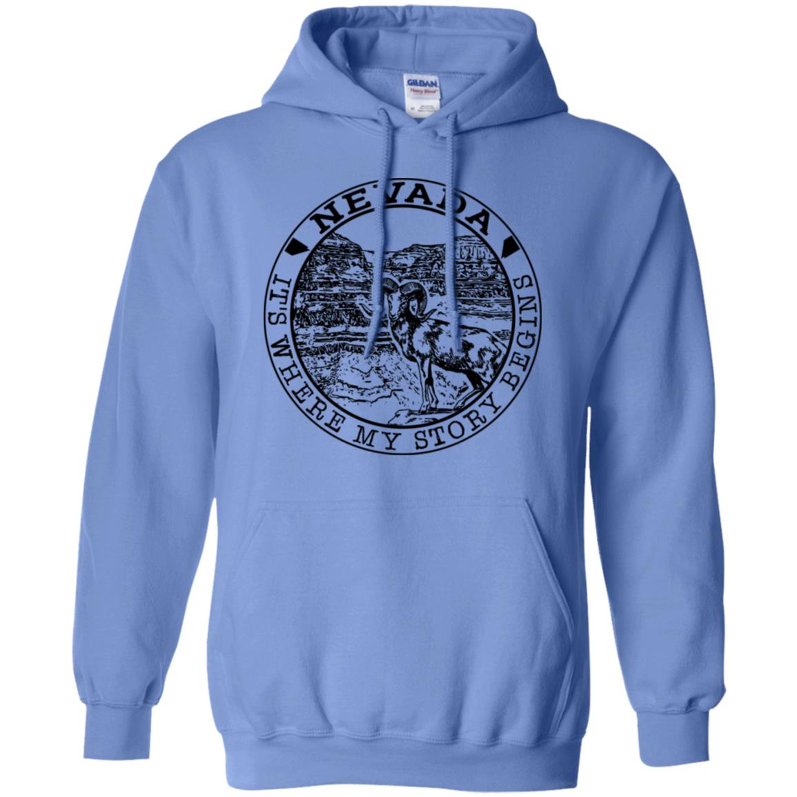 Nevada It's Where My Story Begins Hoodie - Hoodie Teezalo
