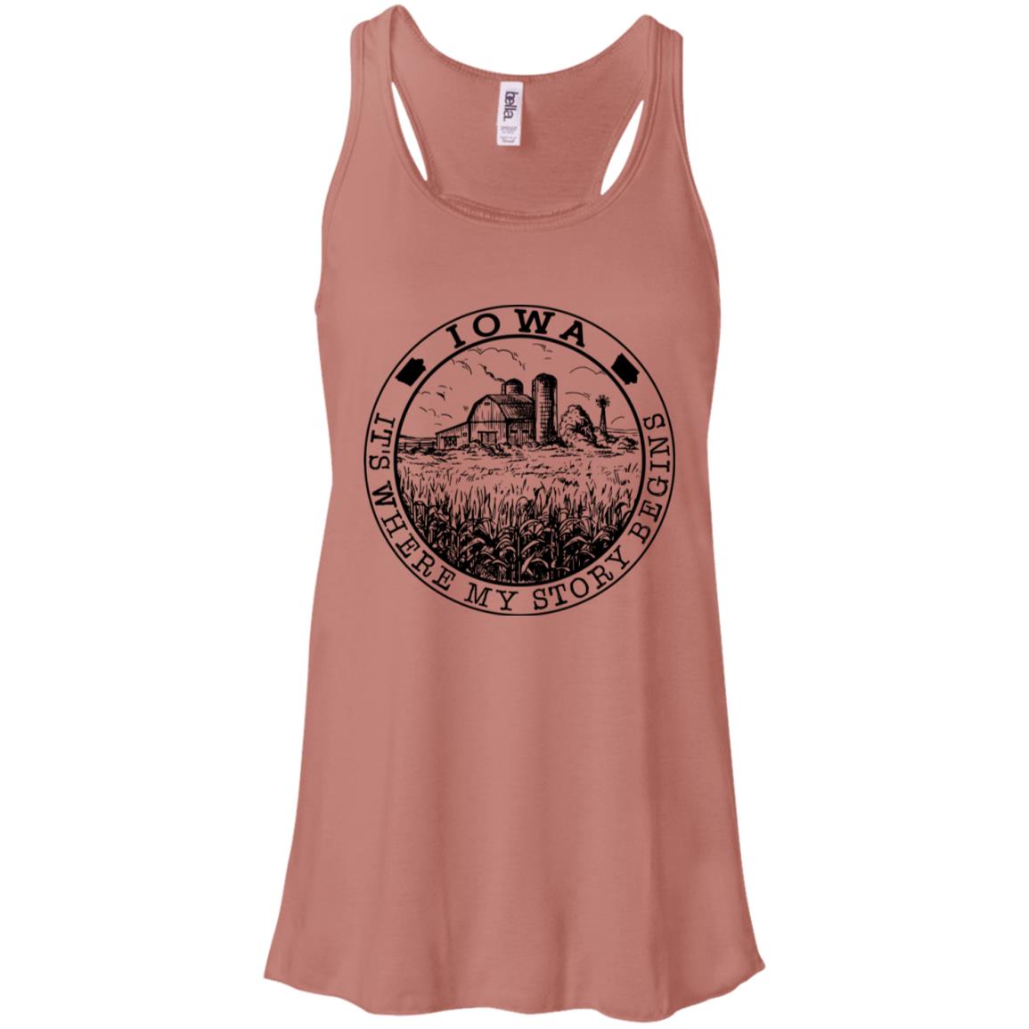 Iowa It's Where My Story Begins T- Shirt - T-shirt Teezalo