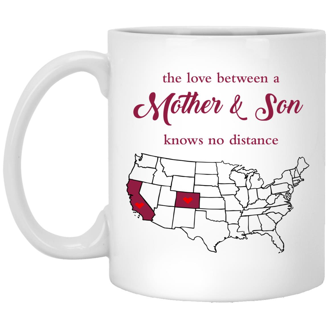 Colorado California The Love Between Mother And Son Mug - Mug Teezalo