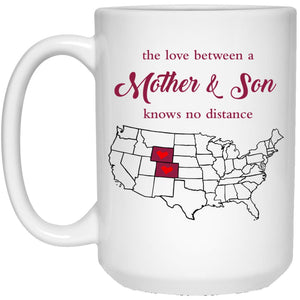 Wyoming Colorado The Love Between Mother And Son Mug - Mug Teezalo