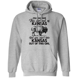 You Can't Take Kansas Out Of This Girl T Shirt - T-shirt Teezalo