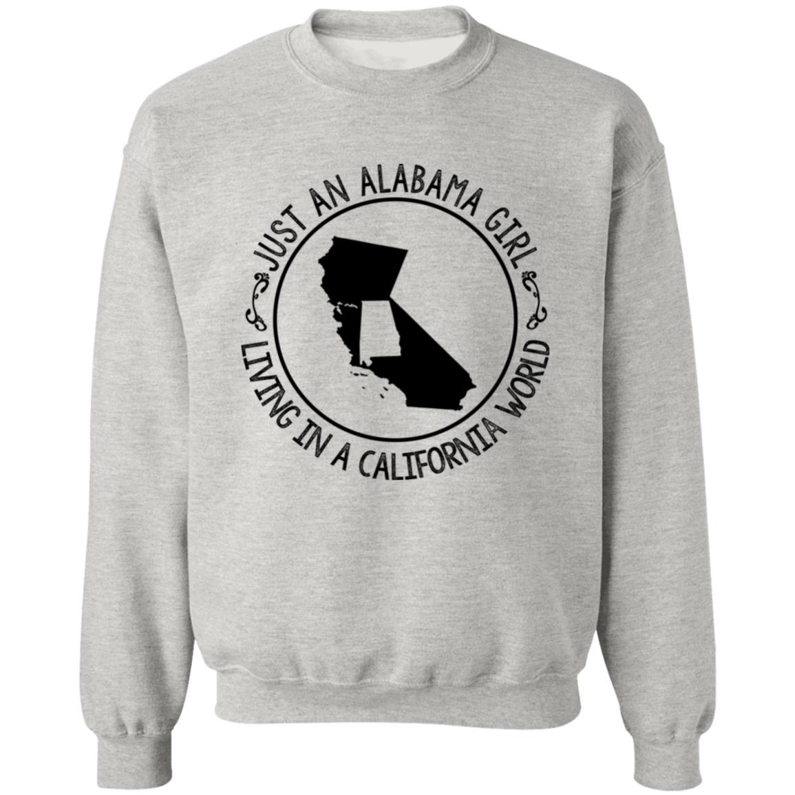 Alabama Girl Living In California World T-Shirt - T-shirt Teezalo