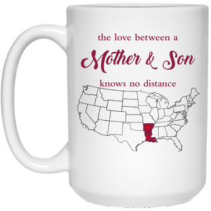Arkansas Louisiana The Love Mother And Son Mug - Mug Teezalo