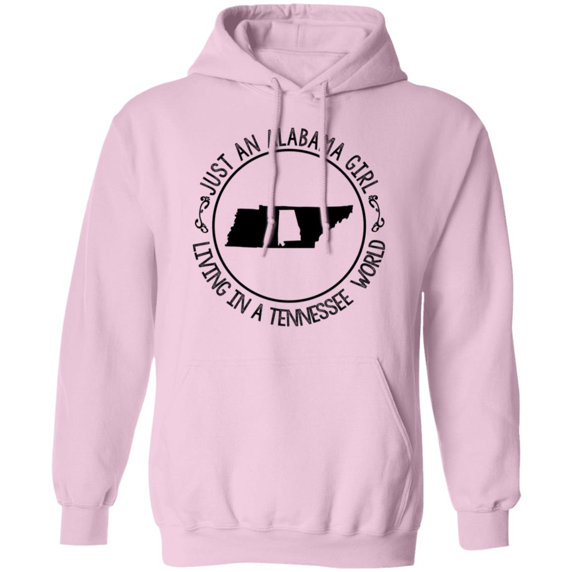 Alabama Girl Living In Tennessee World T-Shirt - T-shirt Teezalo