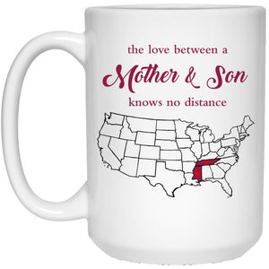 Mississippi Tennessee The Love Between Mother And Son Mug - Mug Teezalo