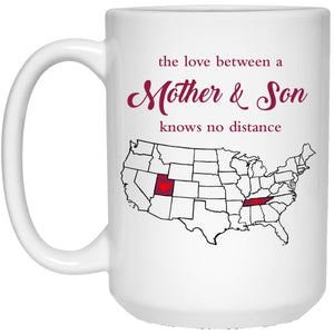Tennessee Utah The Love Between Mother And Son Mug - Mug Teezalo
