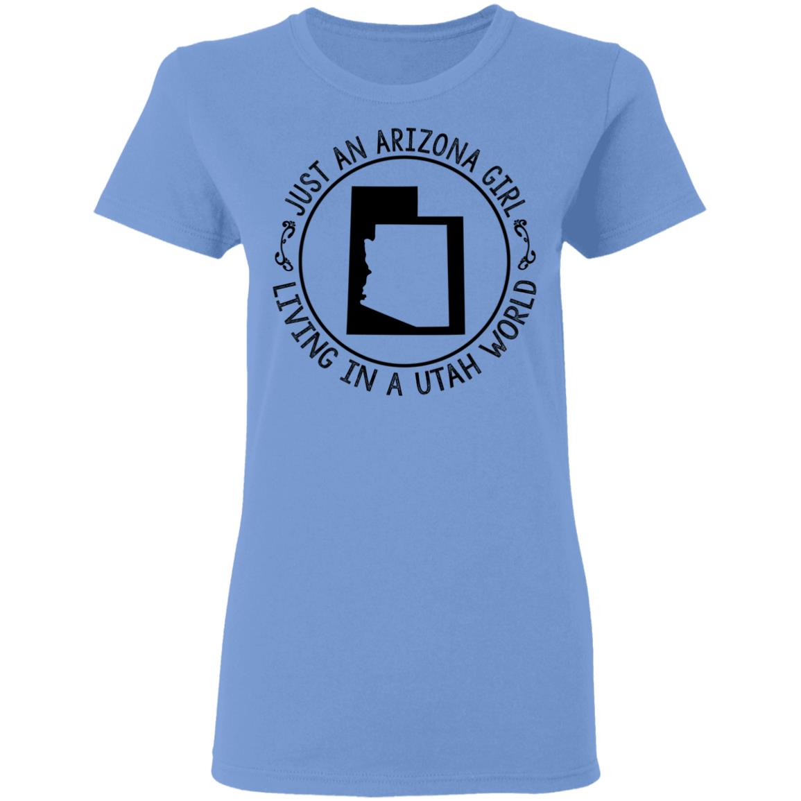 Arizona Girl Living In Utah World Hoodie - Hoodie Teezalo