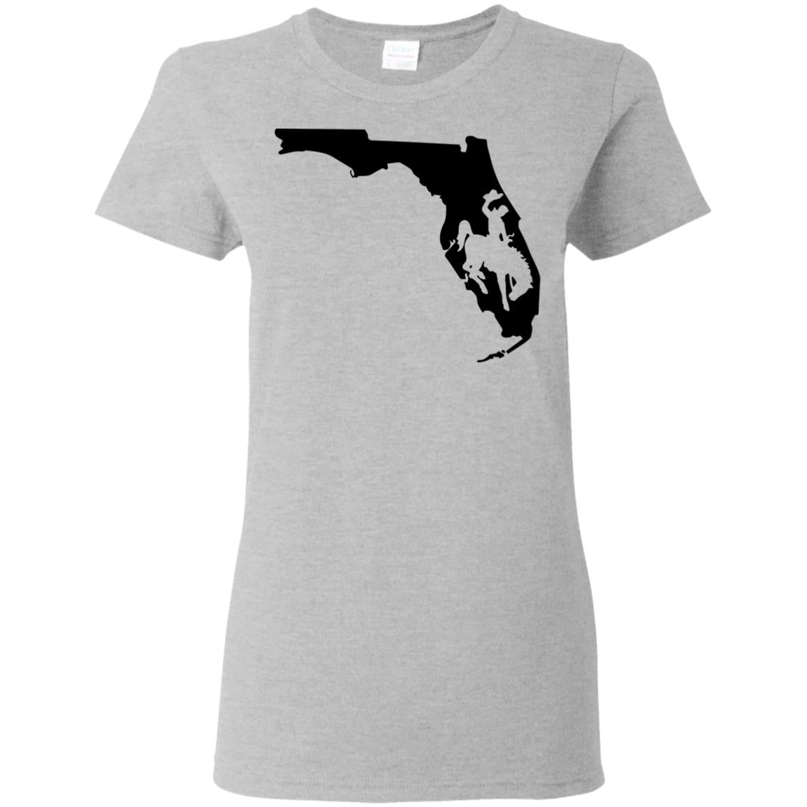 Living In Florida And You're From Wyoming T-Shirt - T-shirt Teezalo